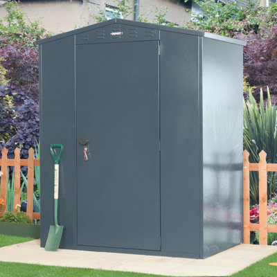 Flexistore 5 ft. W x 4 ft. D Apex Metal Tool Shed