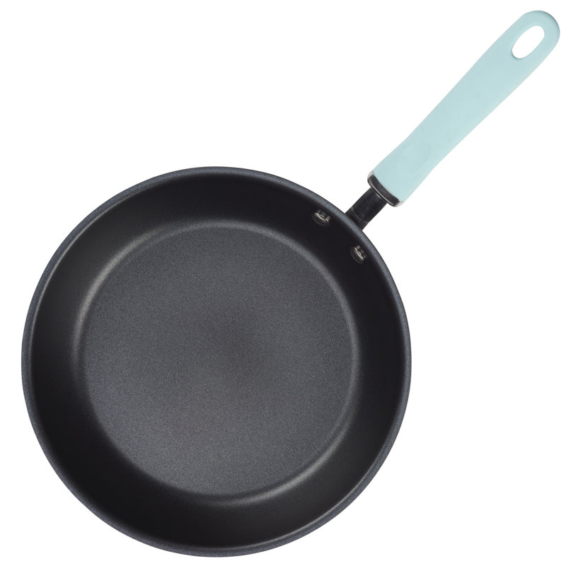 Rachael Ray Create Delicious Hard Anodized Nonstick Cookware Induction Pots and Pans Set, 11 Piece, Gray/Light Blue