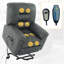 Fauteuil inclinable électrique de luxe avec aide au levage, massage et chauffage
