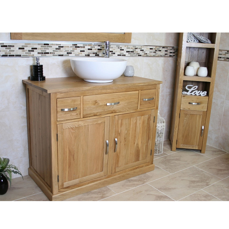 Ralph 1000mm Single Bathroom Vanity with Vessel Ceramic Basin