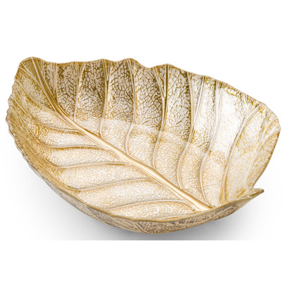Plateau en forme de feuille Bazan