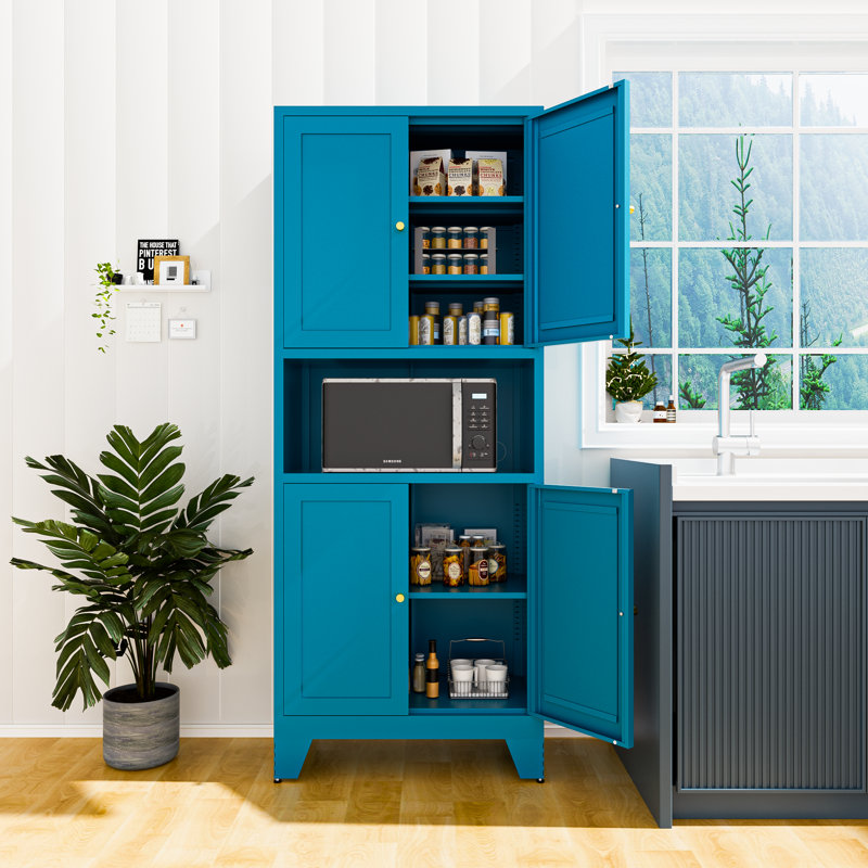 Armoire en métal, Bleu