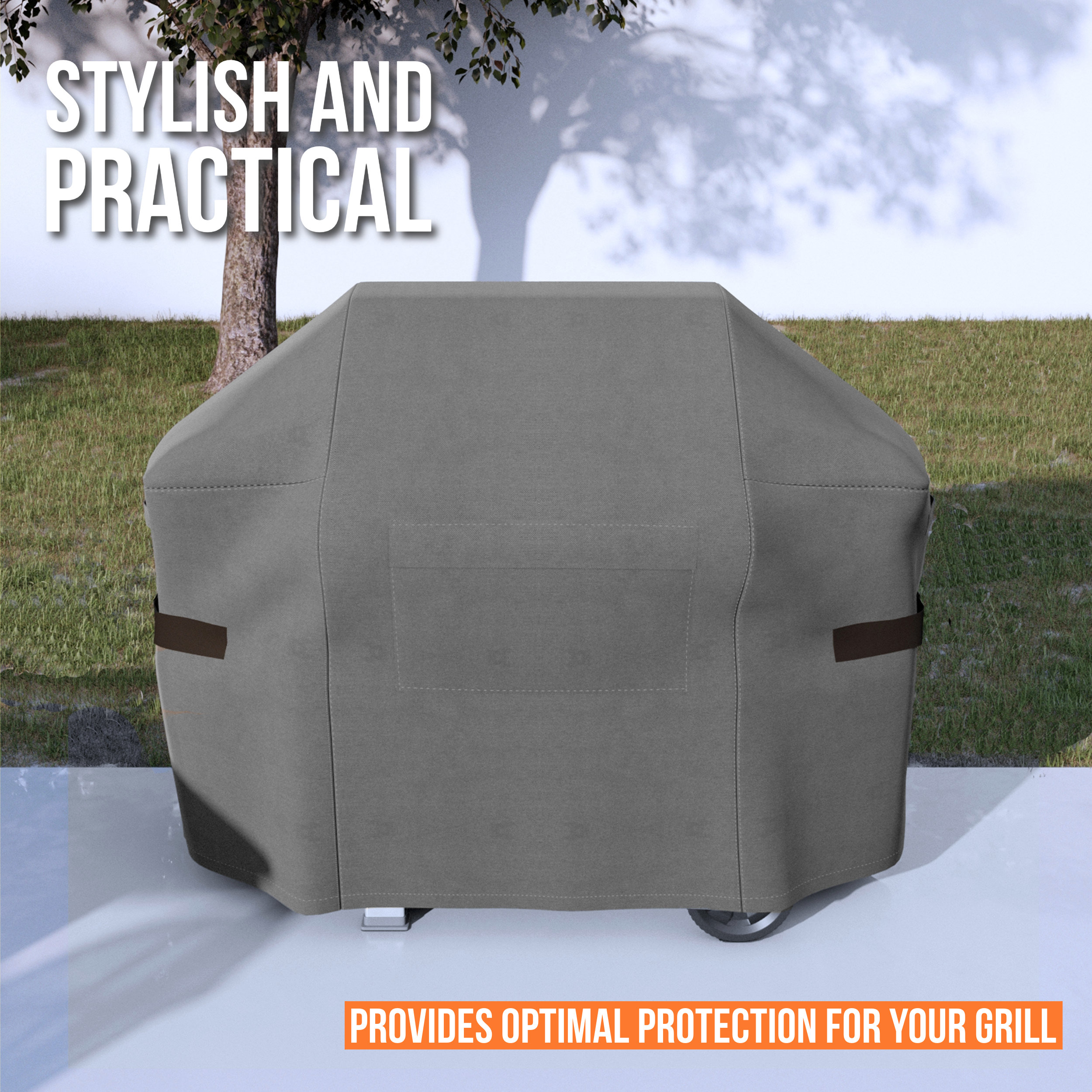 Housse De Protection étanche Pour TV Extérieure 55-60 Pouces - Polyester 500D - Anti-UV, Poussière, Intempéries