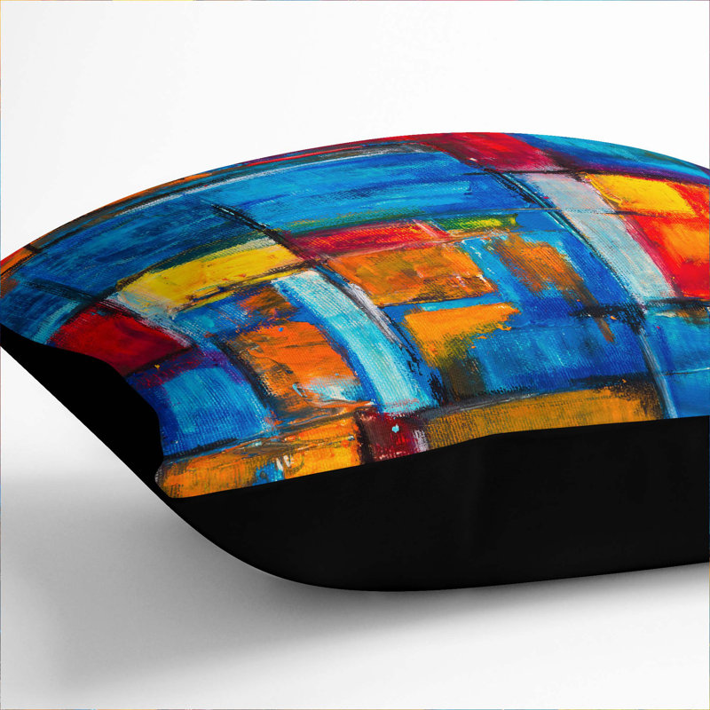 Square Throw Cushion, 40 x 40 cm, Black