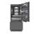 ZLINE Autograph Edition 36 in. 19.8 cu. ft. Panel Ready Built-In Bottom Freezer Refrigerator with Water Dispenser and Ice Maker with Graphite Gray Interior and Accents-110427390