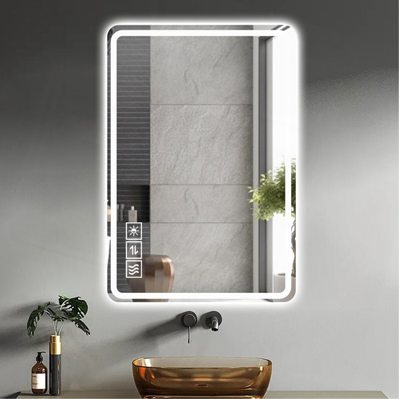 Miroir de salle de bain avancé avec fonctions multiples pour une expérience de salle de bain idéale
