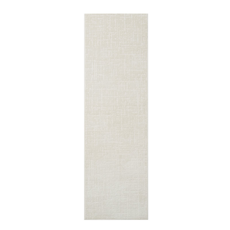 Washable Striped and Geometric Indoor Rug, Rectangle 2' x 6'