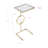 Marble Top End Table