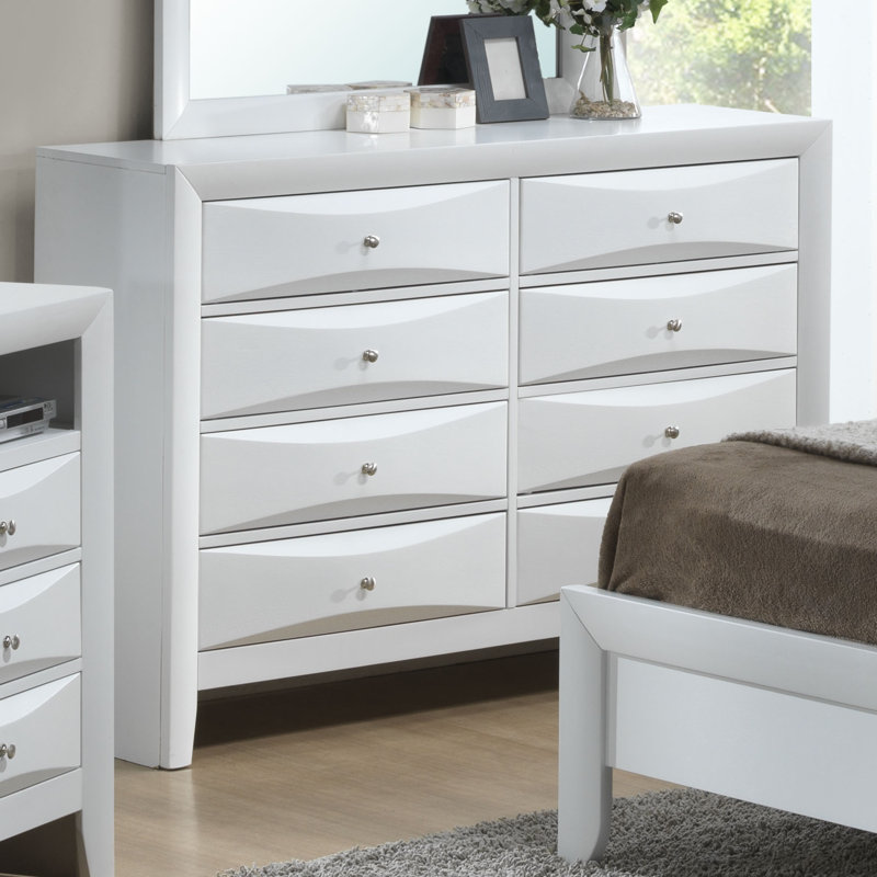 Champetre 59'' W 8 - Drawer Dresser, White
