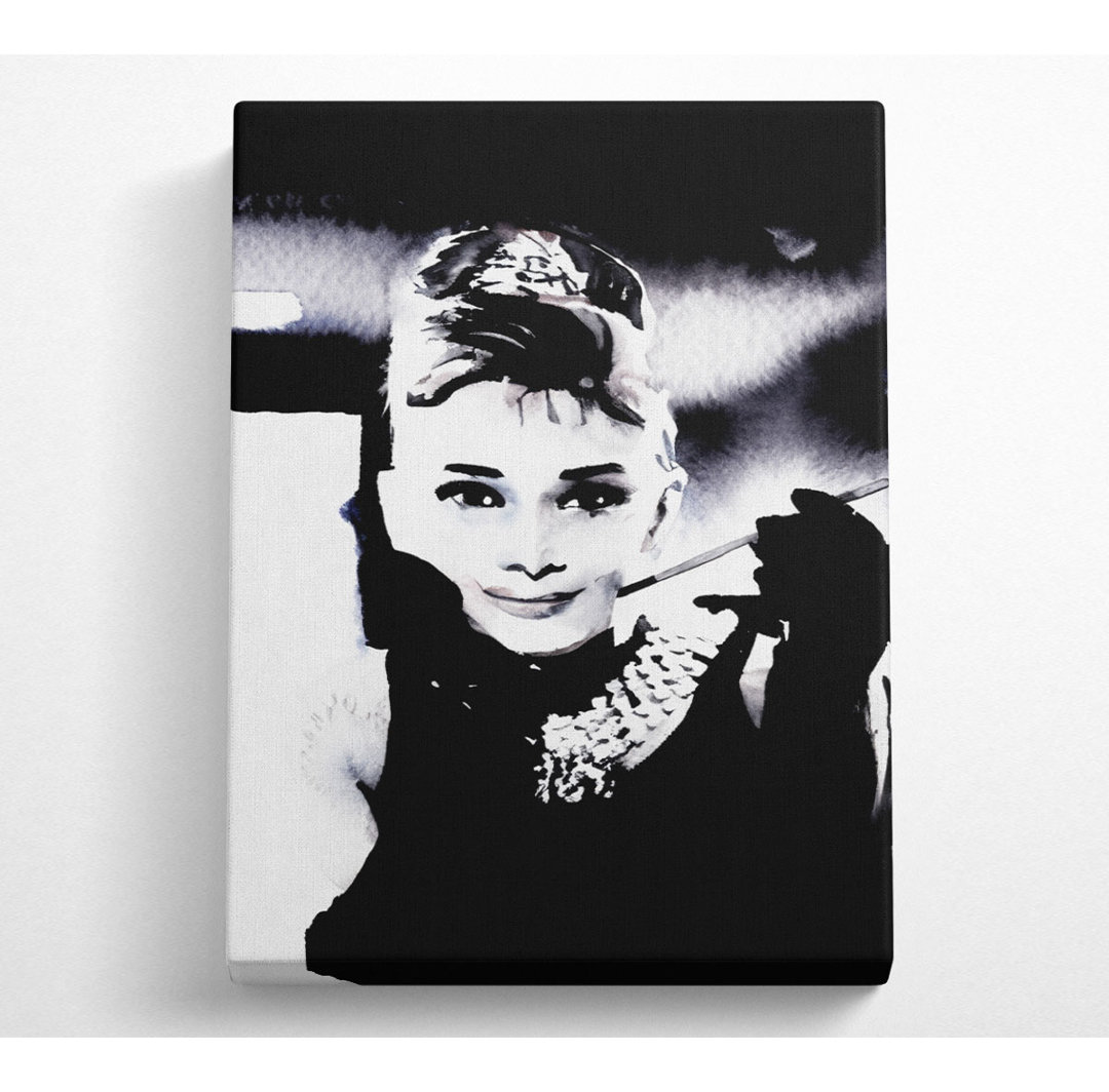 Audrey Hepburn Frühstück bei Tiffanys - Kunstdrucke auf Leinwand