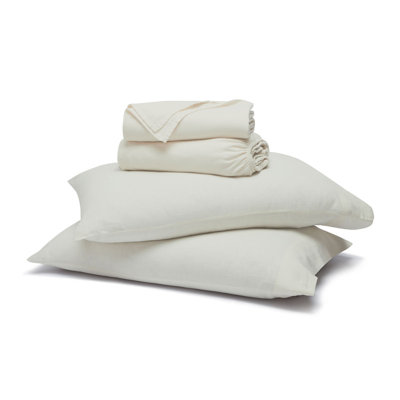 Chloe 100% Cotton Linen Texture Vintage Wash Solid Deep Pocket Percale Sheet Set