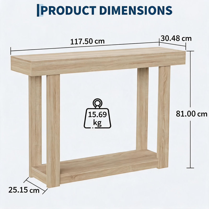 117.5cm Solid Wood Sideboard, Wood color