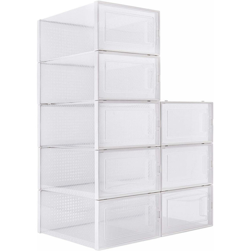 Waddington 8 Pair Stackable Shoe Storage Box