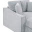 Canapé-lit moderne 53,5 po Canapé-lit Canapé-lit avec coussins et espace de rangement caché pour le salon, la chambre à coucher, gris-1559275825