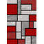 Tapis gris / rouge Mccampbell-32514798