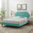 Sienna Performance Velvet Platform Bed-1980108827-1888945772