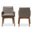 Chaise avec accoudoirs rembourrée Klimek-190161178