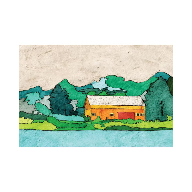 Lake Side by Ynon Mabat - Wrapped Canvas Gallery-Wrapped Canvas Giclée