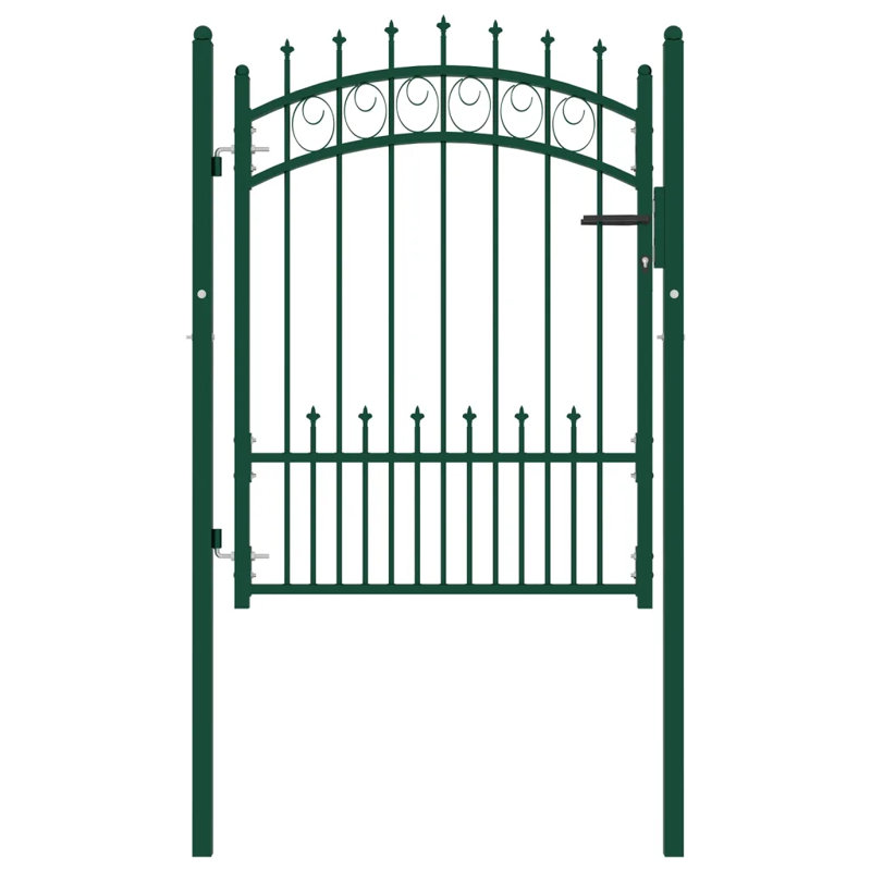 Nessie 259.08 cm W Gate Fencing, 175cm H x 102cm W, Green