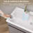 30" W X 22" D Freestanding Honeycomb Aluminum Laundry Sink Cabinet Stand Alone Laundry Bathroom Cabinet Drop-in Solid Surface Utility Sink-120343499