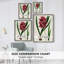 AntiqueFloralFolioV, reproduction encadrée - bois massif-1788303213