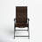 Rattan Reclining Folding Chair, Wicker Portable Recliner, Brown