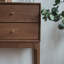Nordic style modern simple brown console table