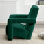 Fauteuil d'appoint rembourré en laine d'agneau moderne-1693209653