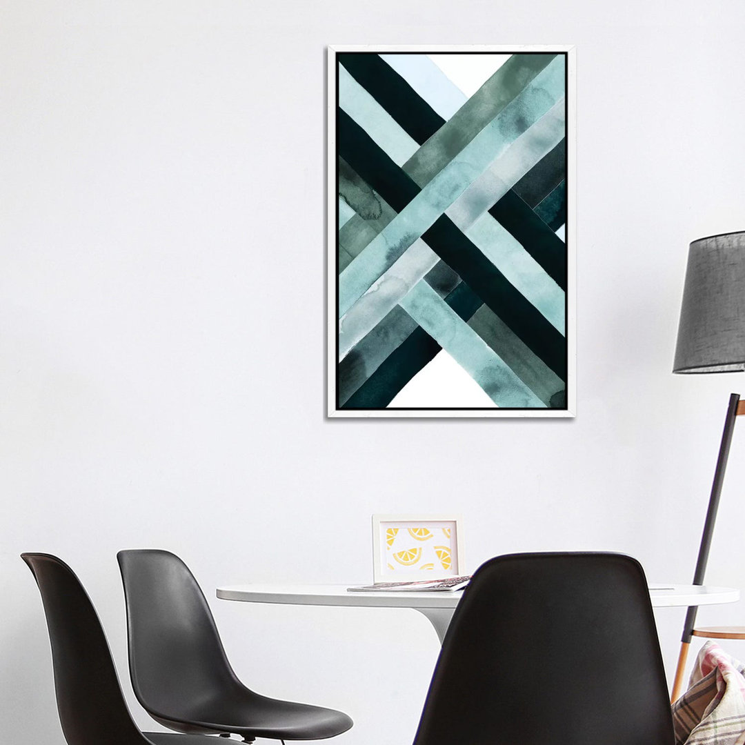 Watercolor Weave II von Grace Popp - Galerie- Giclée auf Leinwand