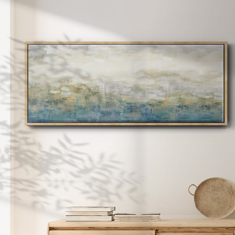 «Color Block Horizon», toile encadrée, H 12 po x l 30 po
