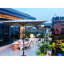 Parasol carré solaire pour terrasse 2,5 X 2,5 M, 8 baleines, éclairage à DEL, auvent imperméable, pour parasol de jardin et d'extérieur, 32 lumières, imperméable, abat-jour de terrasse, protection 40+