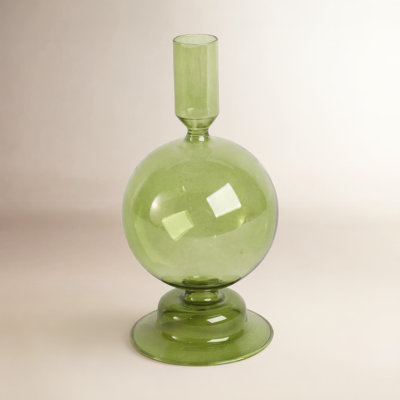 Rupani Glass Candlestick Holder