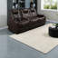 Fauteuil inclinable électrique réglable, cuir fleur, confort moderne, cinéma maison