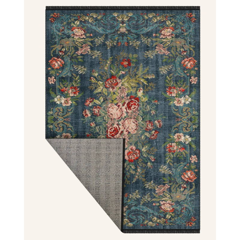 Tapis en coton Subir, Rectangle 2 pi 8 po x 5 pi