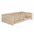 Platform Bed with Integrated Guardrail and Open Storage Shelves-1752518786