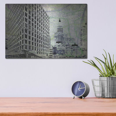 «Cityscape I» par Art Roberts, art mural en métal