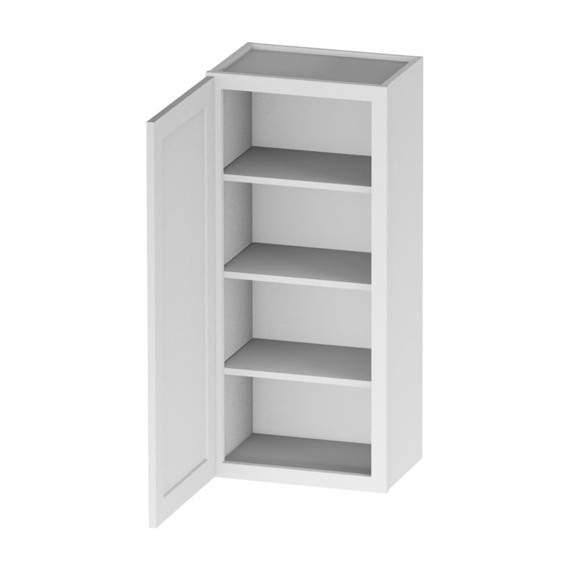 Armoire murale Kindwood Eco Shaker prête à assembler, hauteur 42 po, 1 porte, 18"