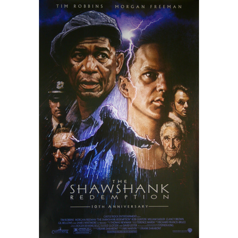 The Shawshank Redemption, 24" H x 16" W