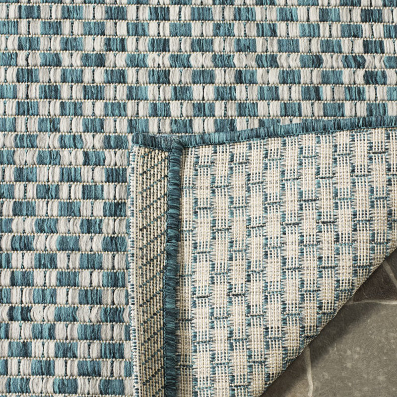Tapis d'intérieur / extérieur à motif géométrique Dirks Performance, Rectangle 2 pi 7 po x 5 pi
