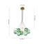 16 - Light Blue Ribbed Glass Cluster Bubble Chandelier-1875275240