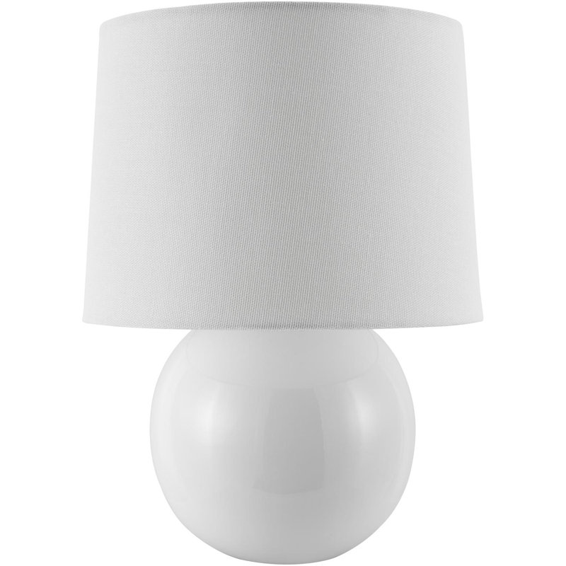 Lampe de table sphérique Havrilka, Blanc