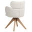 MARCY 49cm H Polyester Upholstered Armchair in Beige
