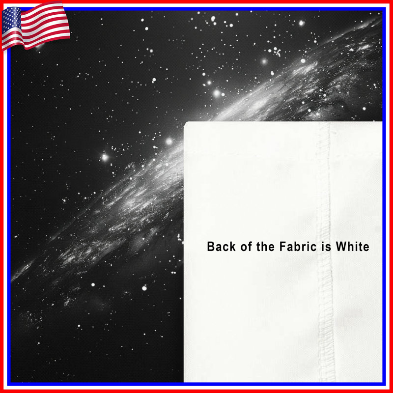 Galaxy Shower Curtain -  Space Bathroom Decor Modern, 70in W x 93in H