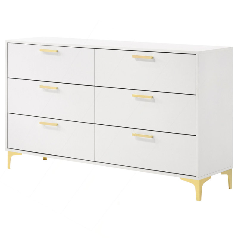 Commode rectangulaire à 6 tiroirs