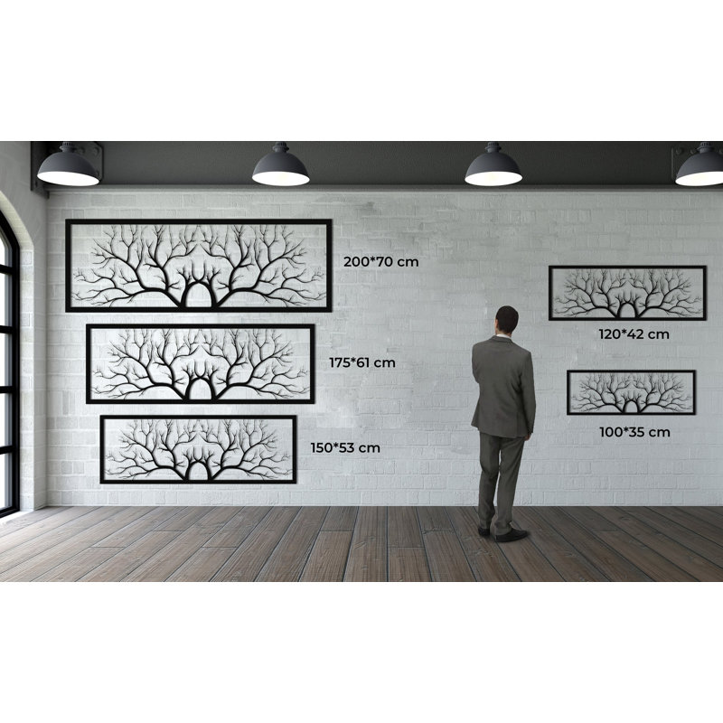 Wall Décor, 14" H x 39" W x 0.6" D