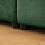 Élégant canapé à 2 places en chenille avec siège de rangement repose-pieds cylindrique et accoudoir moderne-1157890388