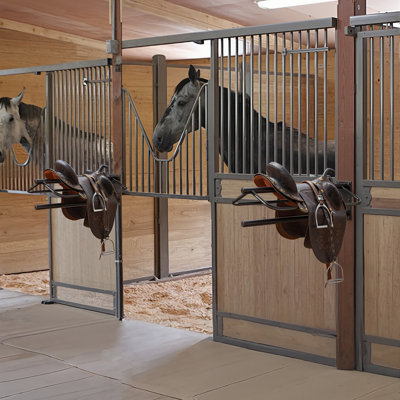 Saddle Rack with Pad Bar for Horse Enthusiast | Heavy-Duty Saddle Rack Wall Mount | Western & English Saddle Rack | Keeps Tack Organized