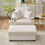 Fauteuil d'appoint 55 po surdimensionné avec repose-pieds et rangement, fauteuil d'appoint de base en velours côtelé confortable avec porte-gobelet, port de charge pour téléphone portable, fauteuil d'appoint inclinable de base-440893316