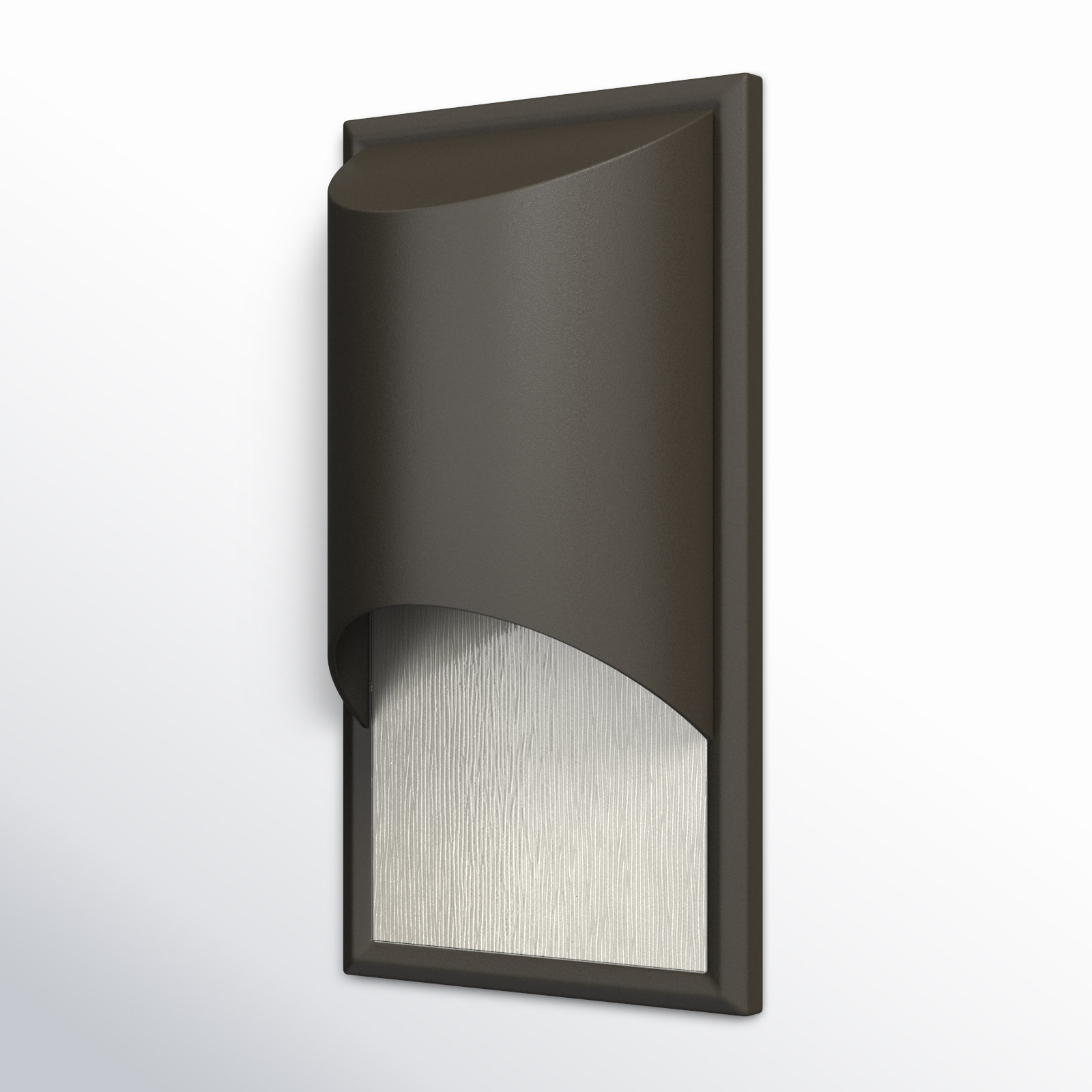 Aurore Outdoor Wall Lantern, Medium, Bronze, Incandescent