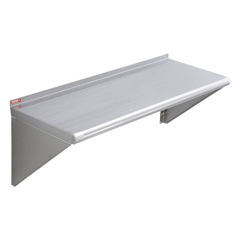 Metal Floating Shelf, 14" H x 36" W x 2.4" D